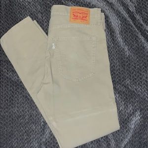 Levi’s 512 slim tapered leg thin corduroy jeans